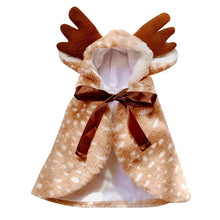 Load image into Gallery viewer, Elk Cape Pet Christmas Costume
