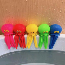 Load image into Gallery viewer, Baby Bath Toys Sponge Water Absorbing Octopus Squeezing Stress Relief Toys Summer Swimming Play Water Bath Toy for Children
