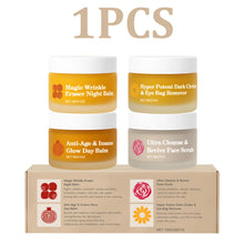 Load image into Gallery viewer, Skincare Set Face Day Night Cream Moisturizing Firming Eye Cream Facial Scrub Exfoliating Nourishing Hydrating Beauty Gift Kit
