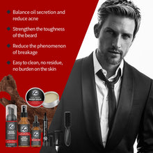 Load image into Gallery viewer, East Moon Men Beard Care Set Deep Cleansing Oil Control Sooth Skin Efficient Moisturize Increase Toughness Moustache Nursing Kit
