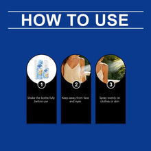 Load image into Gallery viewer, 50ml Cooling Spray Body Instant Cooling Mist Long Lasting Non Sticky Heat Relief Face Skin Clothing Sports Travel Hiking
