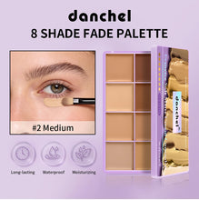 Load image into Gallery viewer, 8 Shade Soft Matte Cream Concealer Palette Full Coverage Fade Dark Circles Blemishes Waterproof Long Lasting Oil Control Makeup
