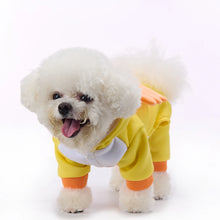 Load image into Gallery viewer, Yellow Chicken Pet Holiday Costume
