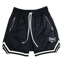 Load image into Gallery viewer, 2026 EVERLAST Fitness Sports Basketball Shorts Men's Summer Casual Loose Breathable Mesh Shorts Fashion Hip Hop Sweatpants

