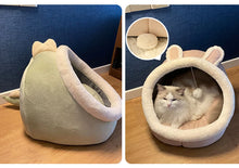 Load image into Gallery viewer, Deep Sleep Cat Bed Cartoon Pet Bed Foldable Removable Washable Pet Sleeping Bed for Small Dog Mat Bag Cave Cats Bed
