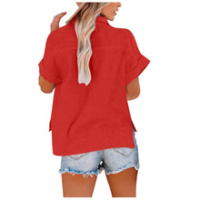 Load image into Gallery viewer, Summer Women Shirts Tops Cotton Linen T-shirt Women Top Camisas Mujer Casual T-Shirt Streetwear Loose Female T-Shirts New Shirt
