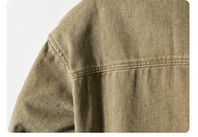 Load image into Gallery viewer, Vintage Cotton Cargo Shirt Jacket
