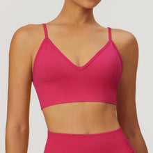 Load image into Gallery viewer, HBC Seamless Sports Bras for Women Fitness Yoga Bras With Removable Pads Adjustable Straps Gym Vest Top Bra Running Crop Top
