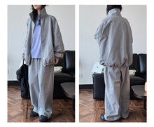 Load image into Gallery viewer, 2026 Women Summer Long Pants High Waist Wide Leg 80% Cotton Plaid Pants Fashion Clothes Vintage Pants Female Trousers
