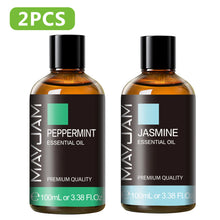 Load image into Gallery viewer, 100ML Pure Plant Essential Oil Mint Bergamot Patchouli Citronella Lemongrass Chamomile Cedarwood For Reed Diffuser Humidifier
