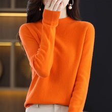Load image into Gallery viewer, Merino Wool Mock Neck Pullover
