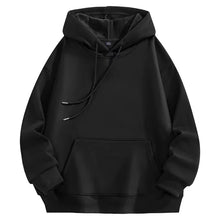 Load image into Gallery viewer, Soft and skin friendly hoodie men's solid color autumn and winter hot selling simple and comfortable sports shirt
