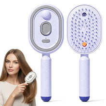 Load image into Gallery viewer, Rechargeable Hairs Massage Brush 3-in-1 Electric Spray Air Cushion Massage Comb for Frizzy Hair Scalp Care Relieve Hair Tangles
