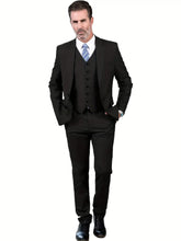 Load image into Gallery viewer, Notch Lapel Three-Piece Suit
