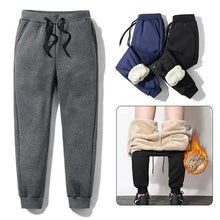 Load image into Gallery viewer, Mens Thick Fleece Thermal Trousers Outdoor Winter Warm Casual Pants Joggers
