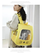 Load image into Gallery viewer, Pet Cat Carrier Bag Cat Backpack Outdoor Breathable Portable Shoulders Bag for Cats Small Dogs Transport Carrier
