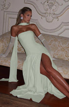 Load image into Gallery viewer, Backless High Split Summer Dress
