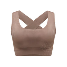 Load image into Gallery viewer, Fashionable seamless one-piece thin breathable sports bra sexy and beautiful back women's no steel ring cross shoulder strap br
