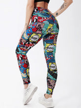 Load image into Gallery viewer, High Waist Leggings Push Up Game BOOM Cartoon Print Leggins Sport Women Running Gym Pants Energy Leggings Girl Leggins
