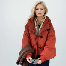 Load image into Gallery viewer, Padded Hooded Winter Cotton Jacket
