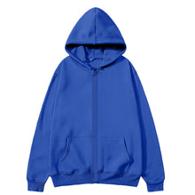 Load image into Gallery viewer, Men’s High Street Solid Zip-Up Hoodie
