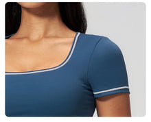 Load image into Gallery viewer, Yoga Shirts Women Sports T-Shirts Fitness Yoga Short Sleeve Gym Workout Top Running Active Shirts Female Push Up Sports T-shirts
