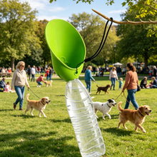 Load image into Gallery viewer, Pet Travel Cup, Leak-Proof and Foldable, with a Removable Bowl, Dishwasher Safe, a Must-Have for Outdoor Walks and Trips
