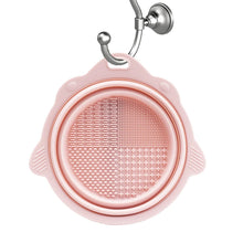 Load image into Gallery viewer, Makeup Brush Cleaner Cleaning Bowl Brush Tool Set Thorough Cleaning Without Hurting Bristles Wet &amp; Dry Powder Puff Dry Cleaner

