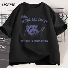 Load image into Gallery viewer, Relax Crazy Graphic Tee Men
