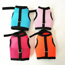 Load image into Gallery viewer, Pet Accessories Rabbit Harnesses Vest Leashes Set Soft Mesh Harness with Leash Small Animal Guinea Pig Hamsters Bunny Accessorie
