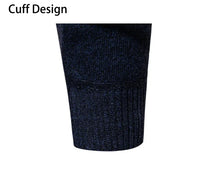 Load image into Gallery viewer, New Sweater Men Casual Knitted Pullover Solid Color Warm Regular Fit Round Neck Sweater Pullovers Mens Sweatwear

