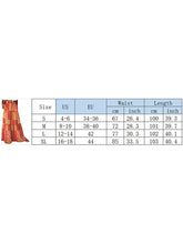 Load image into Gallery viewer, Women's Bohemian Skirts Vintage Elastic High Waist A-Line Skirts Tiered Long Skirts with Pockets
