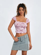 Load image into Gallery viewer, Floral Crop Street Top
