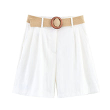 Load image into Gallery viewer, Women's Shorts High Waist Y2k Belt Short Woman Streetwear Harajuku Baggy Jeans Skort Beach Bermuda Pants Y 2k Summer New

