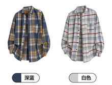 Load image into Gallery viewer, Plaid Casual Autumn Long Shirt
