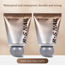 Load image into Gallery viewer, RSNAIL 30g Solid Nail Glue Gel Strong Adhesive for Press On Nails Nail Tip Glue No Damage to Nails 5min Fast Curing UV Nail Glue
