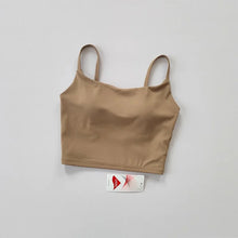 Load image into Gallery viewer, Small Sling Vest Integrated Fixed Gathering Sports Underwear Women's Bra Beauty Back Training Fitness Bra Summer Clothing
