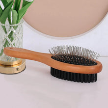 Load image into Gallery viewer, Pet Grooming Brush Double-sided Brush Comb Stainless Steel Needle Bristles Hair Brush Grooming Hair Remover Brush Pet Supplies

