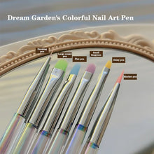 Load image into Gallery viewer, Nail Design Art Pen Aurora Transparent Brush Painting Brush Uv Gel Extension Drawing Carving Pen Diy Manicure Tool Nail Brush
