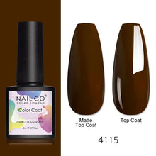 Load image into Gallery viewer, NAILCO 8ml Pink Red Colors Gel Nail Polish Nail Art Varnishes Gel Lacquer Coat LED Nails Manicure Design UV Gel Varnish Soak Off
