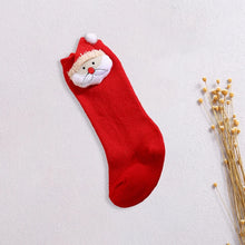 Load image into Gallery viewer, Festive Toddler Reindeer Winter Socks
