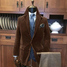 Load image into Gallery viewer, Corduroy Casual Suit Jacket
