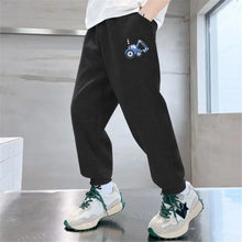 Load image into Gallery viewer, Boys' Off-Road Truck Print Joggers – Casual Sweatpants for Spring, Autumn, and Winter
