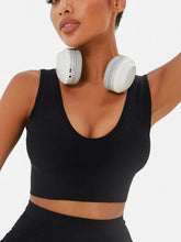 Load image into Gallery viewer, Sports Yoga Women's Bra Ribbed Shockproof Fitness Workout Bralette Sexy Elastic Backless Underwear Push-Up Bra Sportswear Tops
