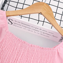 Load image into Gallery viewer, Pink Shirred Princess Summer Dress
