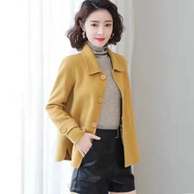 Load image into Gallery viewer, Short Woolen Casual Autumn Coat
