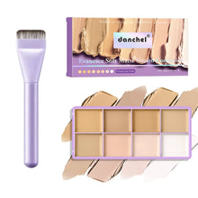 Load image into Gallery viewer, 8 Shade Soft Matte Cream Concealer Palette Full Coverage Fade Dark Circles Blemishes Waterproof Long Lasting Oil Control Makeup

