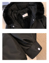 Load image into Gallery viewer, Fleece Lined Hooded Winter Puffer
