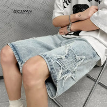 Load image into Gallery viewer, Retro High Street Denim Shorts
