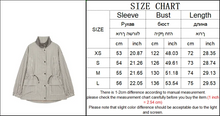 Load image into Gallery viewer, Women's Coat 2026 New Autumn Gray Plaid Long Sleeve Loose Drawstring Decorative Coat Casual Fashion Personal Ladies Outerwear
